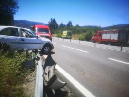 Despiste na variante de Paçô causa uma vítima e condiciona trânsito